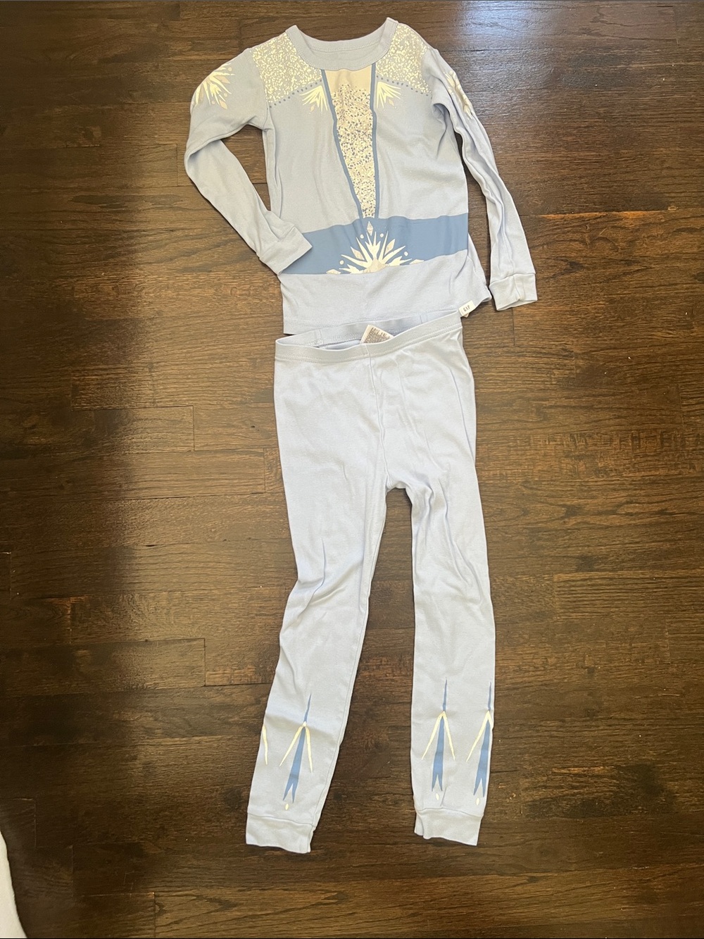 GAP Disney Light Blue ELSA Kids Crewneck Top
